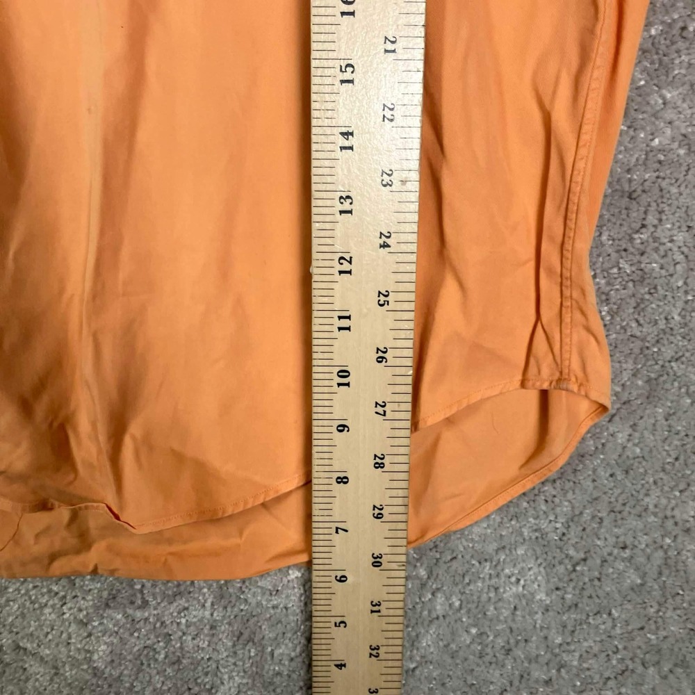 Vtg Ralph Lauren Button Down Shirt Lot 2 Mens M Orange Blaire Blake Long Sleeve - Picture 14 of 16